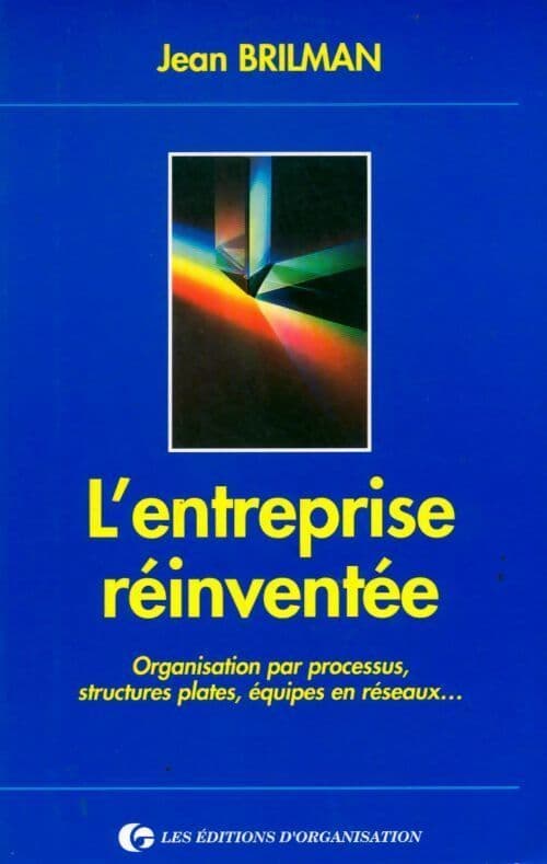 L'entreprise reinventee. Organisation par processus structures plates équipes en réseaux - Jean Brilman