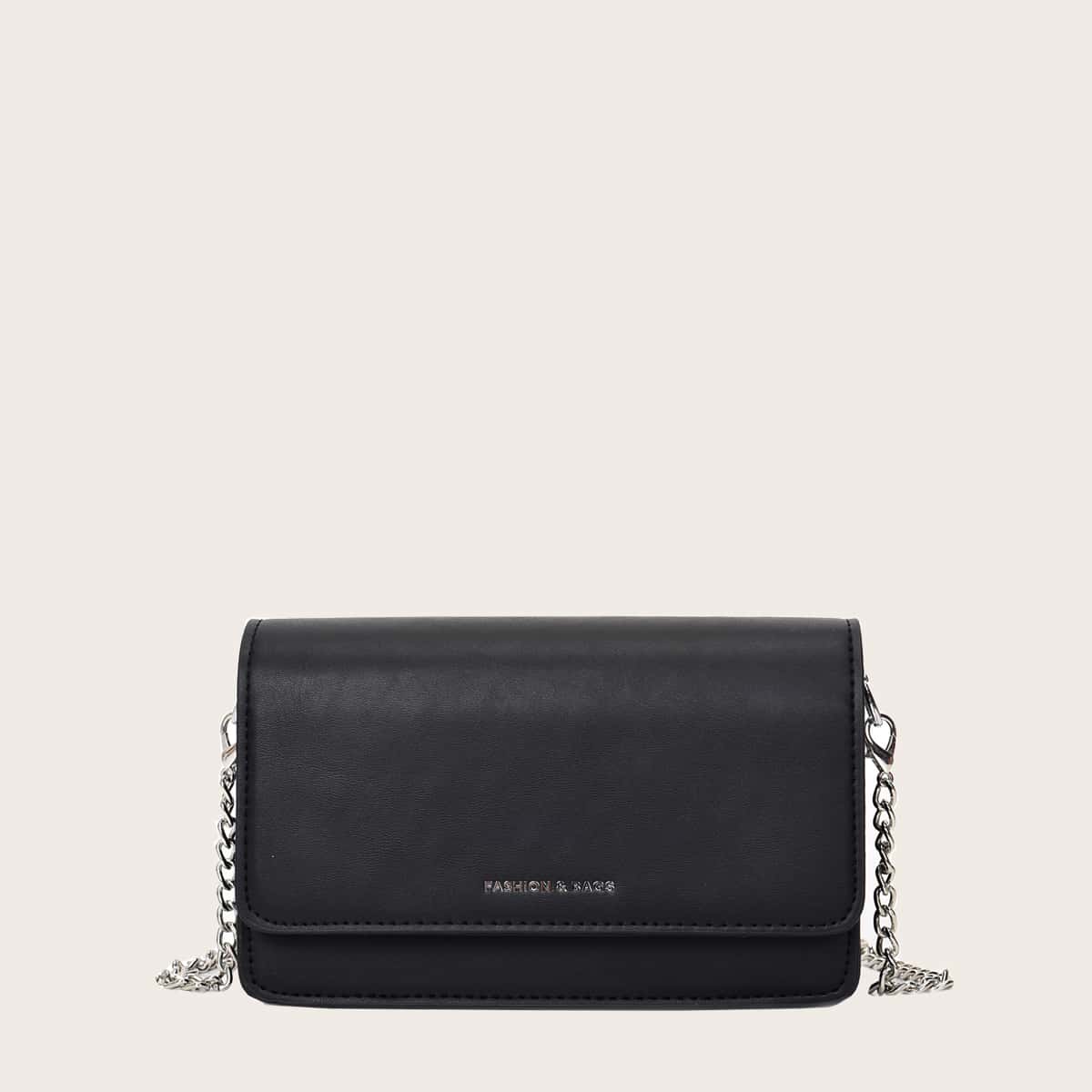 Mini sac à bandoulière léger et décontracté avec chaîne à rabat pour adolescentes, femmes, étudiantes, recrues et cols blancs. Parfait pour le