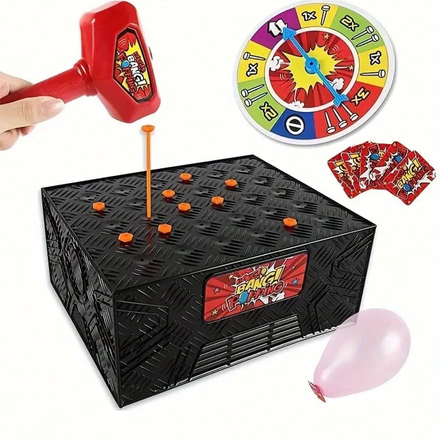 Jeu De Plateau Interactif De Catapulte De Spoof De Chat Unique, De Sports Échiquier Et De Carte Pour Multijoueurs, Jeu Whack A Balloon, Jeux De